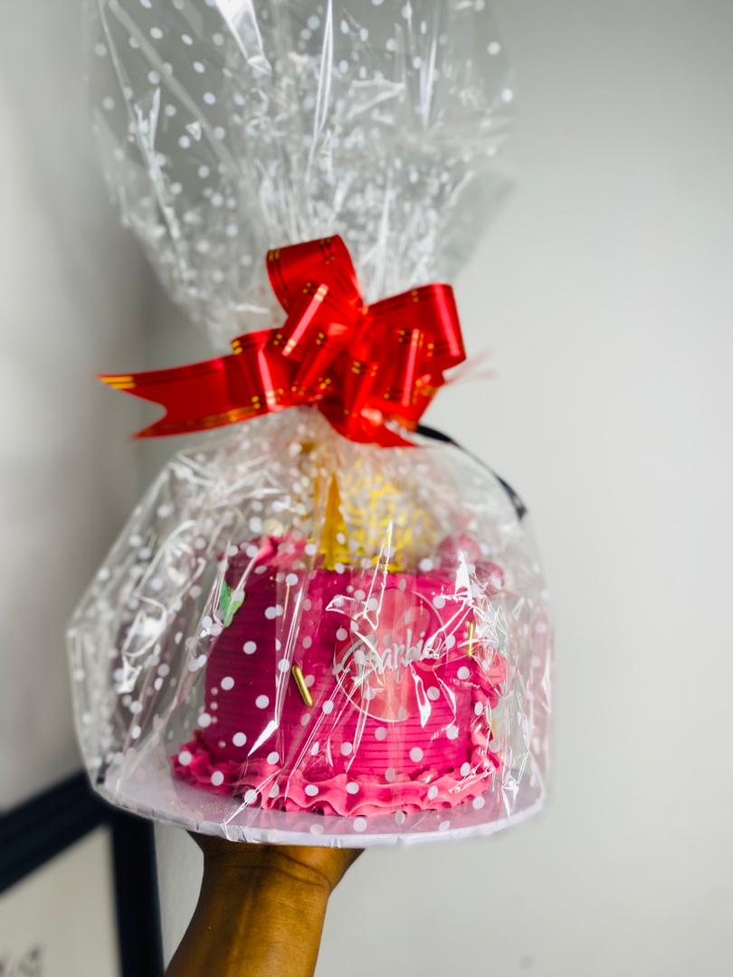 Pink Celebration Cake by Cassy Bakes