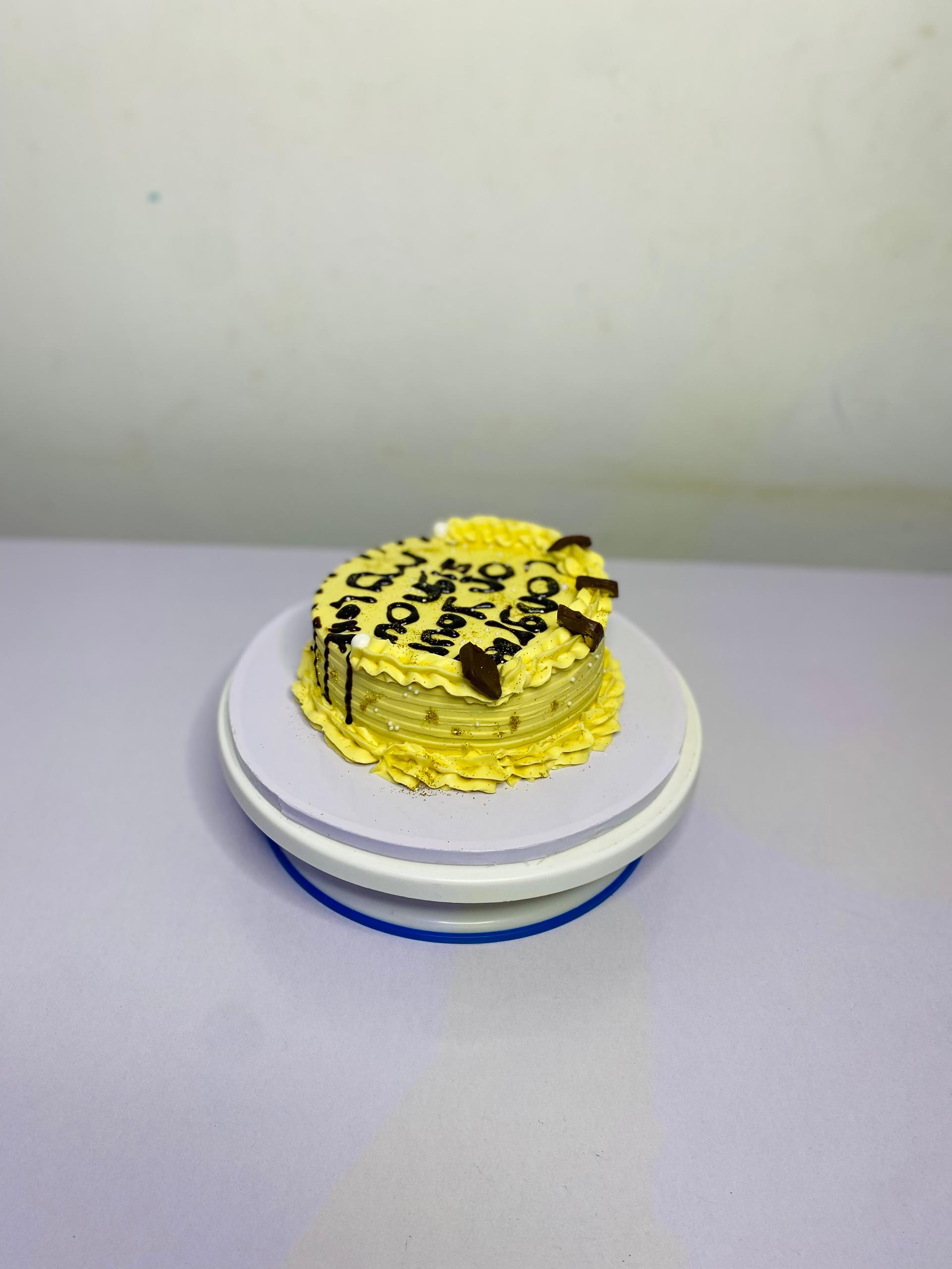 One Month Anniversary Cake by Cassy Bakes