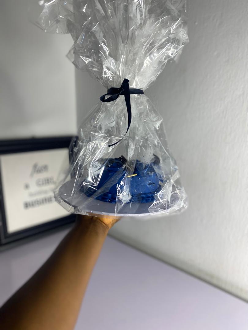 Blue Cookie Gift Bag by Cassy Bakes