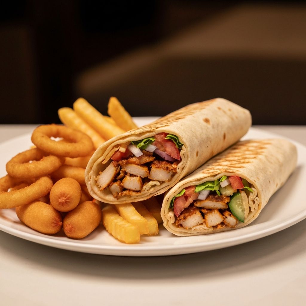 Shawarma Wrap Combo by Cassy Bakes