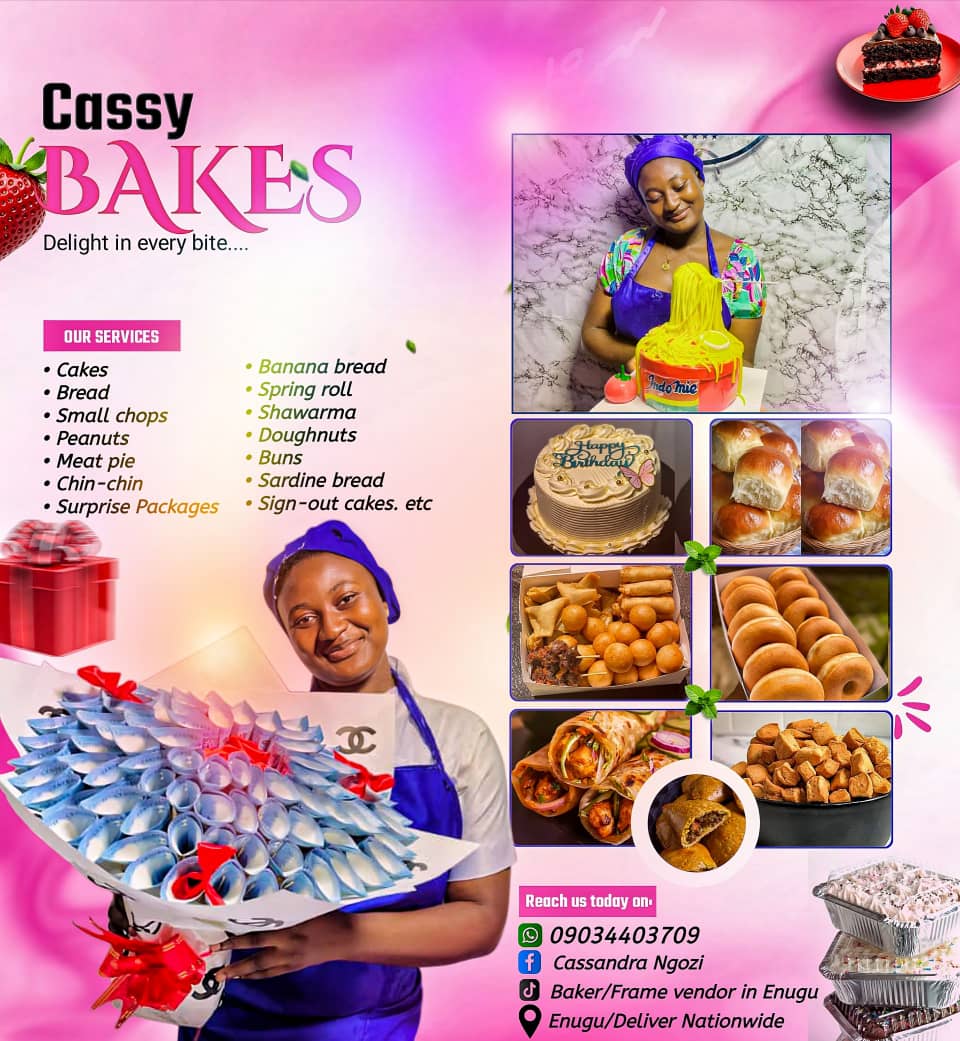 Services Showcase Poster by Cassy Bakes