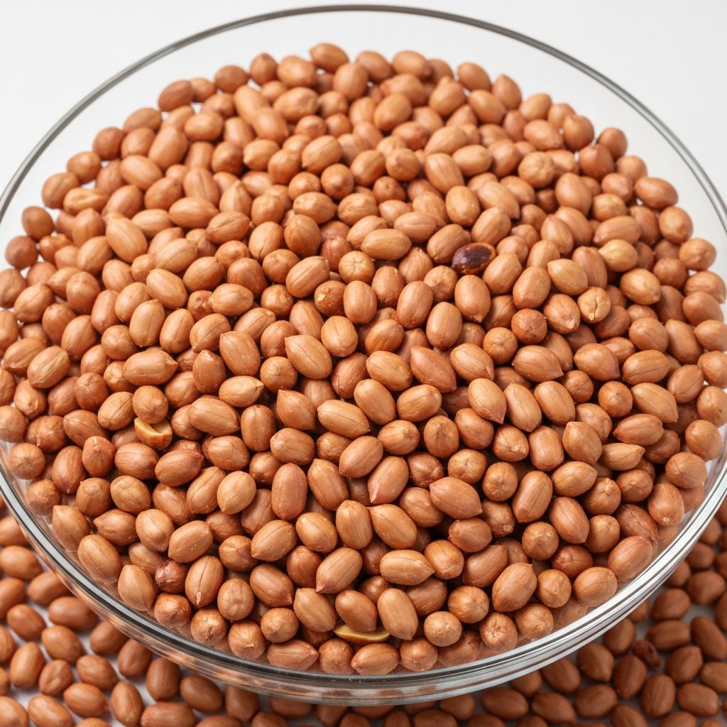 Roasted seasoned peanuts snack